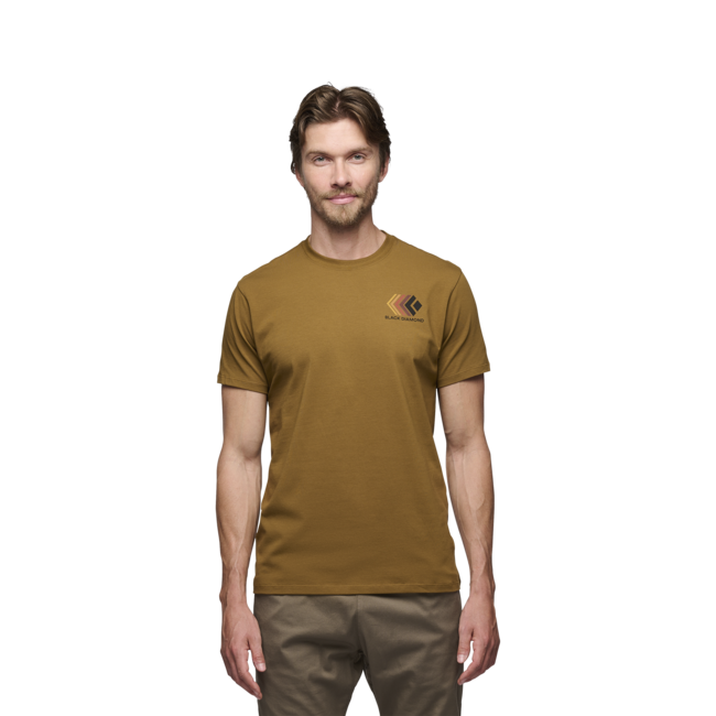 Black Diamond Faded Men's T-Shirt, Dark Curry