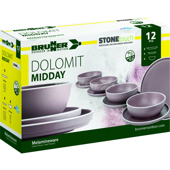 Brunner Midday Dolomit Camping Cookware Set, Purple