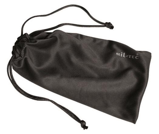 Mil-Tec Commando-Schutzbrille Transparente, schwarz