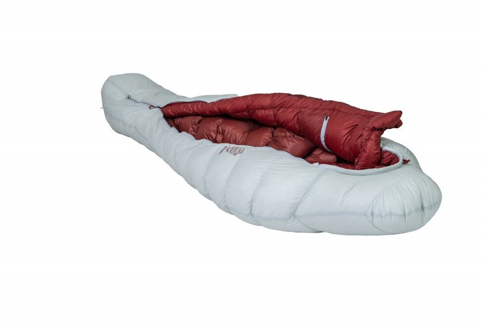 Patizon Ultralight G400 S Left Three-Season Sleeping Bag, Silver/Red
