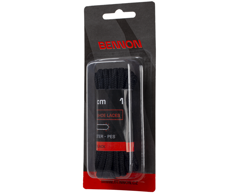 BENNON snurky do topanok Laces Black Box 190 cm