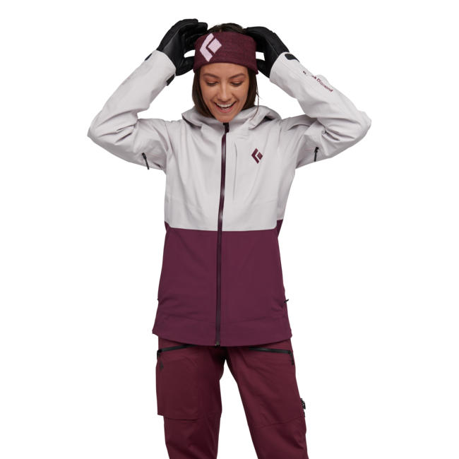 Black Diamond Recon Stretch Ski Shell μπουφάν σκι γυναικείο, ice pink-blackberry