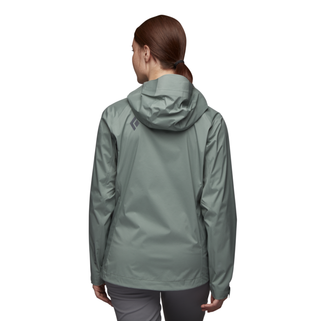 Black Diamond Stormline Stretch Rain Shell αδιάβροχο μπουφάν γυναικείο, laurel green