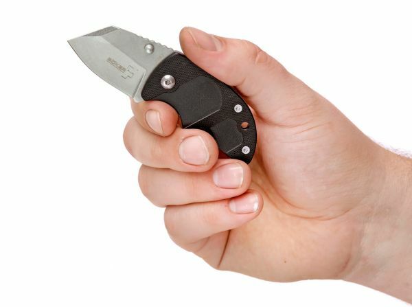 BÖKER® DW-2 μικρό φακό μαχαίρι Zytel ανοξείδωτο χάλυβα, μαύρο, 4,1 cm