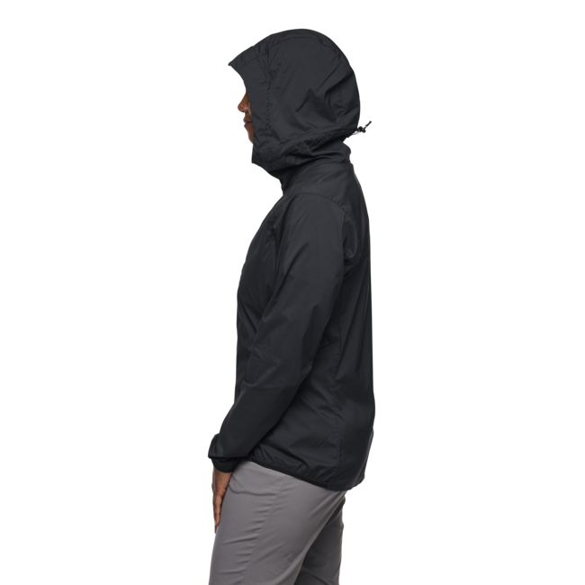 Black Diamond Women's Alpine Start Hoody Ultralight Softshell Jacket, Black
