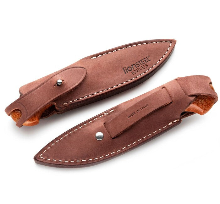 Lionsteel WILLY WL1 Fixed Blade Knife, Micarta Handle