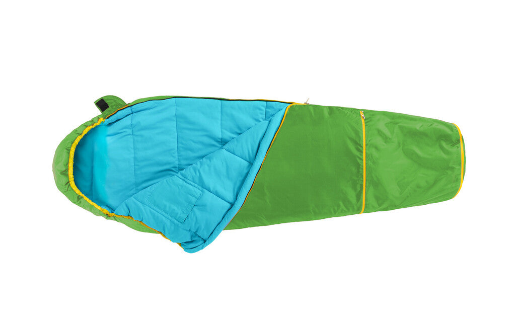 Grüezi-Sack Kids Bunter Grüezi kinderschlafsack, gecko grün