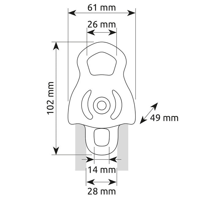 CAMP Dryad Double Pulley