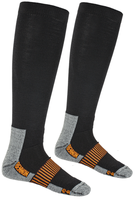 BENNON Merino Trek trekkingsocken, schwarz