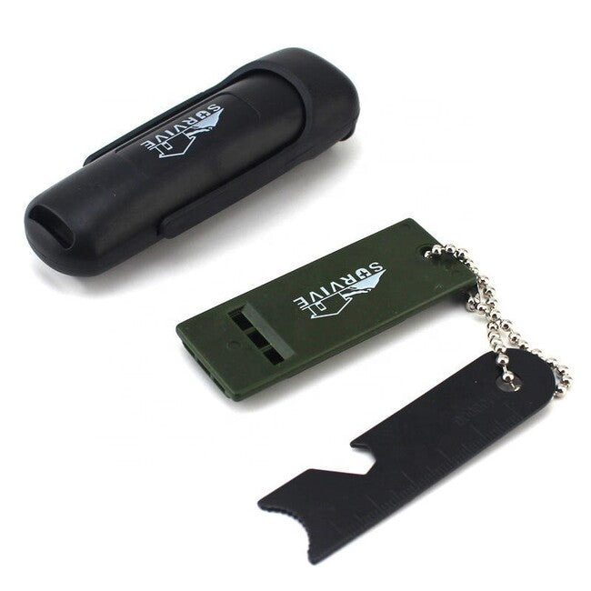 WARAGOD Telescopic Magnesium Fire Starter with Whistle Survive