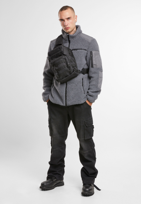 Brandit Ramble Teddyfleece Men's Jacket, Anthracite