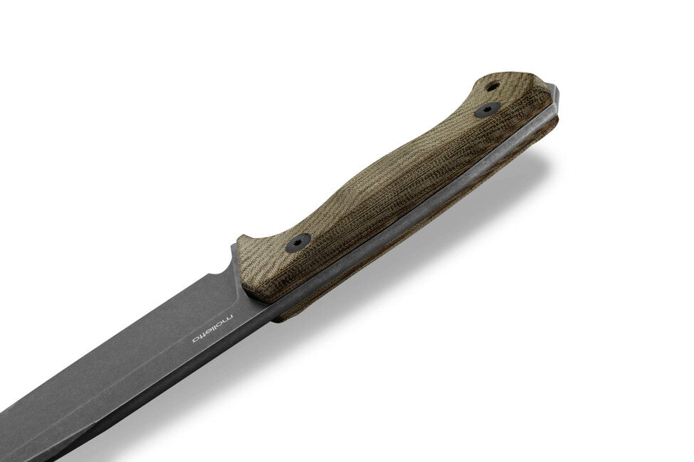 Lionsteel T6B CVG Long Dagger, CPM 3V, Micarta Handle, Black