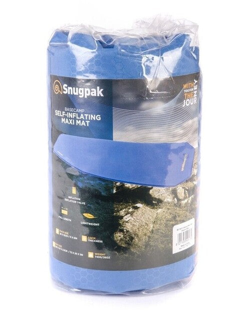 Snugpak Maxi Mat Self-Inflating Sleeping Pad, Olive