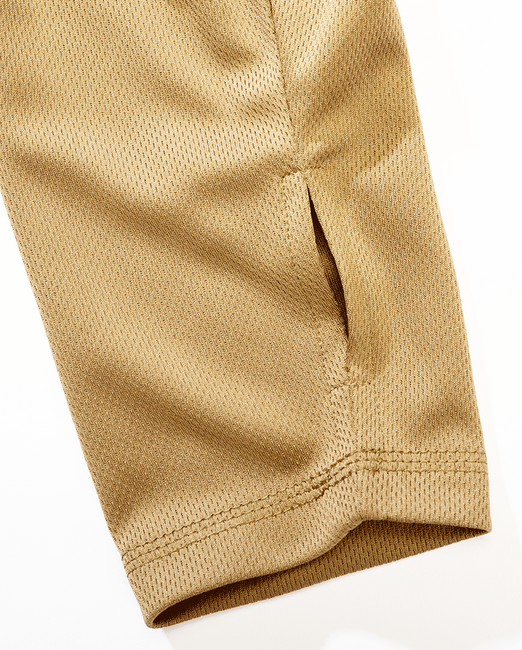 Brandit Men's Quick Dry Long Sleeve T-Shirt, Camel