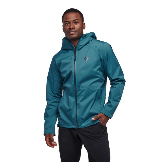 Black Diamond Stormline Stretch Rain Shell αδιάβροχο μπουφάν ανδρικό, creek blue