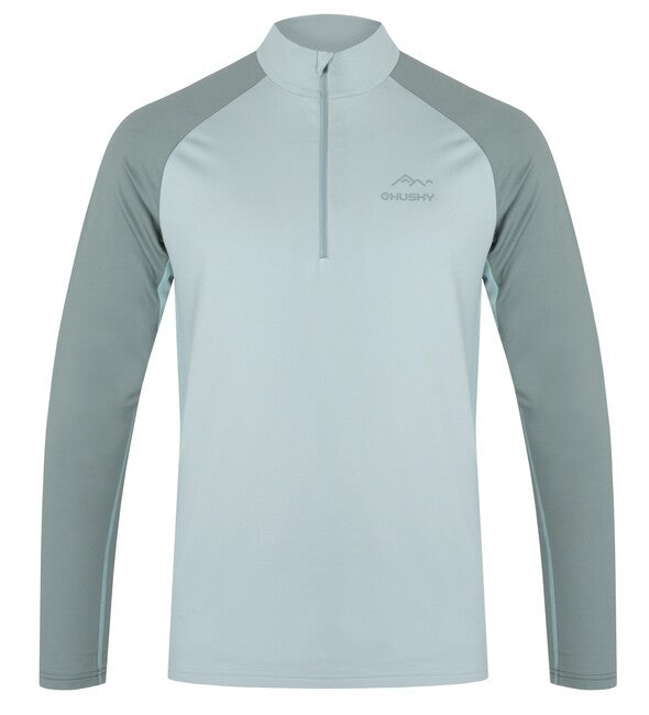 HUSKY Tromi Zip Men's Thermal Shirt, Faded Green