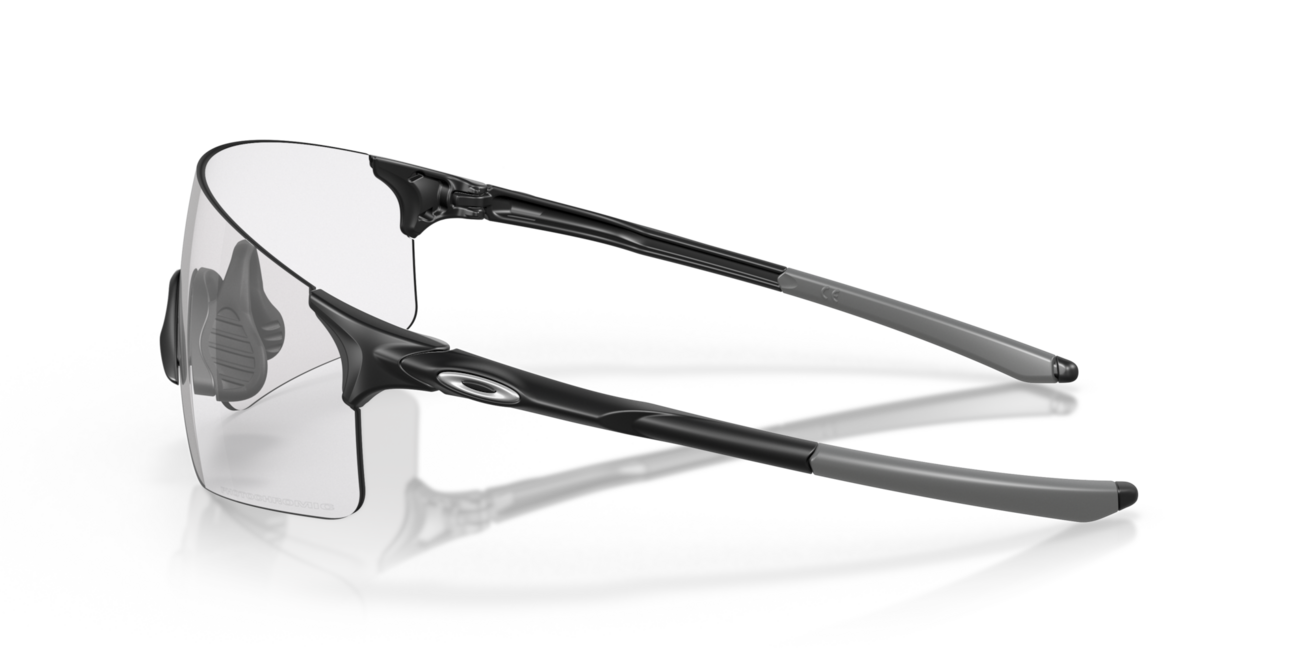 Oakley EVZERO BLADES fotochrome brille mit rahmen matte black und mit dias clear 50% black irid photo
