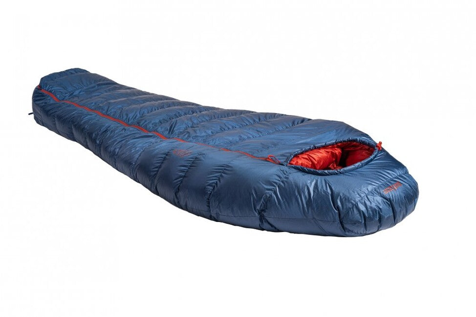 Patizon Ultralight Sleeping Bag Dpro 290 S Left, Navy/Red