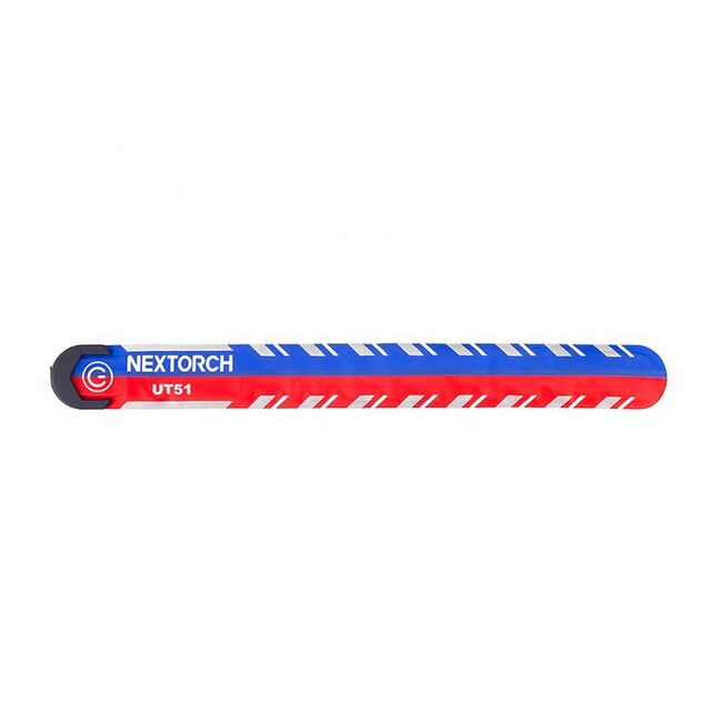NexTorch® UT51 Ανακλαστική Ζώνη Ασφαλείας με Αναλαμπή, Κόκκινο-Μπλε
