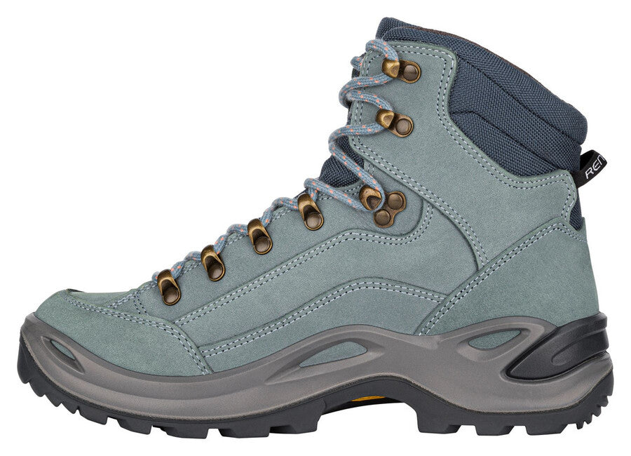 LOWA Renegade GTX Mid Ls Trekkingschuhe für Damen, iceblue/salmon