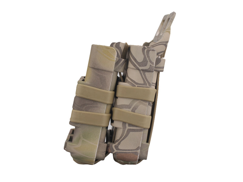 Emersongear Fast Mag Friction Gen 3 Kunststofftasche für zwei Magazine, Mandra camo