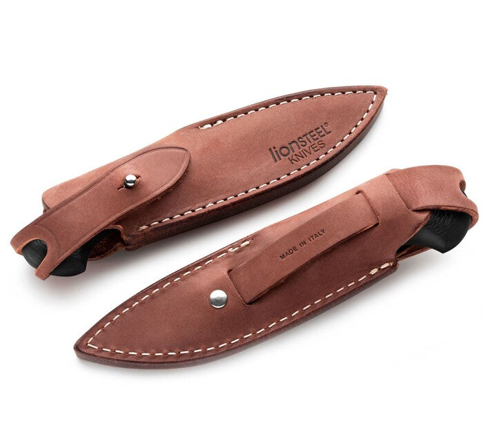 Lionsteel WILLY WL1 CF Fixed Blade Knife, Carbon Fiber Handle