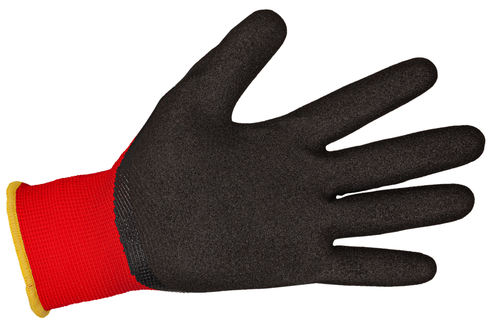 Bennon Manos Protective Gloves, Black/Red