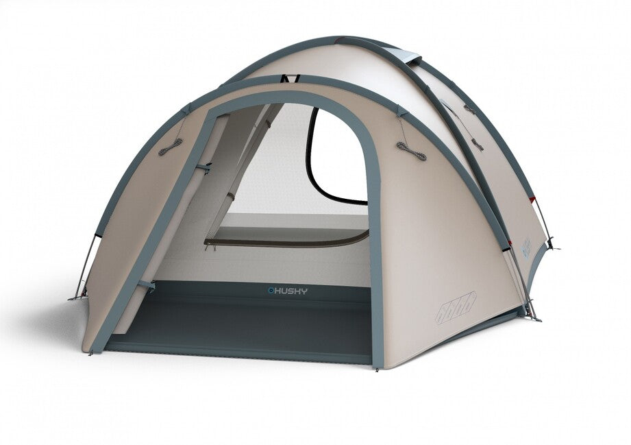 Husky Bizon 4 Classic Familienzelt für 4 Personen, light grey