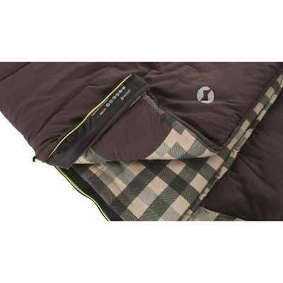 Outwell Camper Schlafsack Reißverschluss links