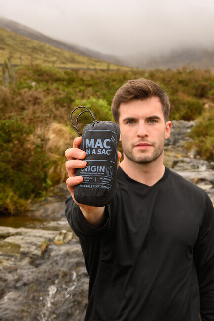 Mac in a Sac Origin 2 UNI wasserdichte jacke, schwarz
