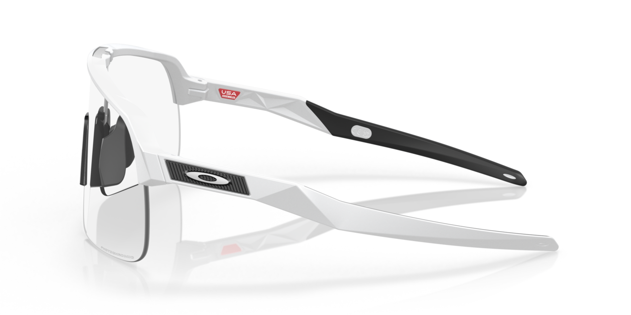 Oakley SUTRO LITE fotochrome brille mit rahmen matte white und mit dias clear photochromic