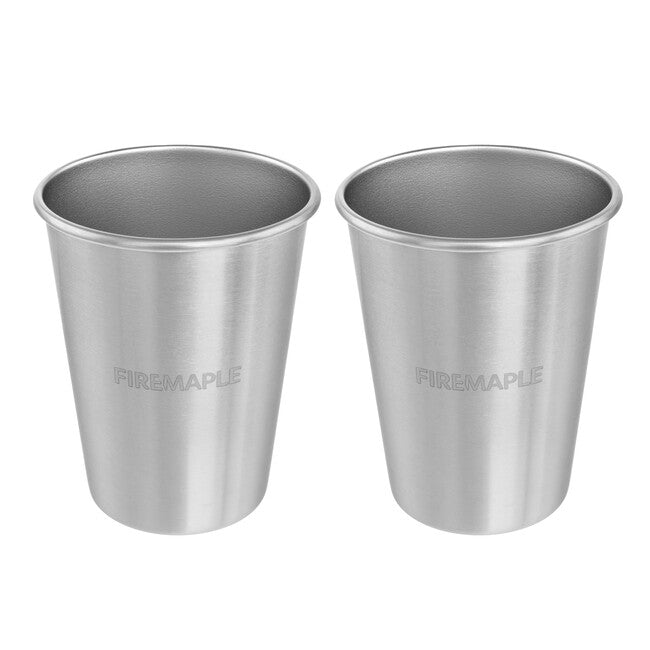 Fire Maple Stainless Steel Cups 2pcs Antarctic 350ml, Silver