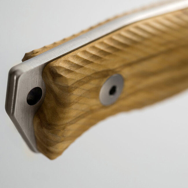 Lionsteel M5 UL Μεσαίο Μαχαίρι με Λαβή από Ελιά