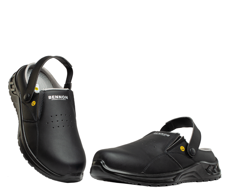 Bennon Work Sandals Black SB ESD Slipper