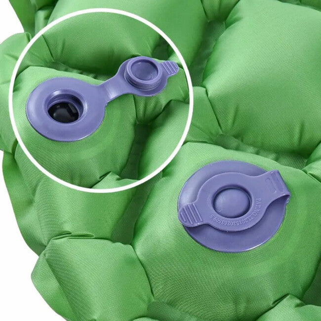 Liber Montis Torus Plus Self-Inflating Sleeping Pad with Pillow, Green
