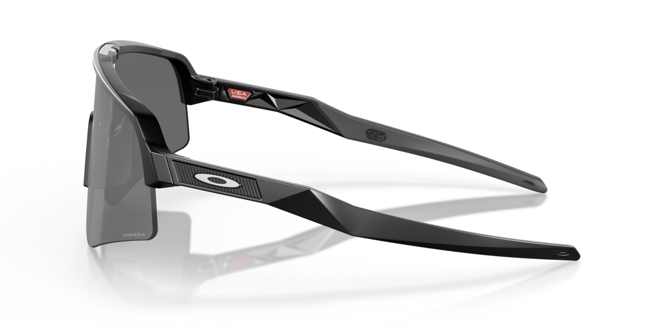 Oakley Sutro Lite Sweep Sunglasses, Matte Black Frame, Prizm Black Lenses