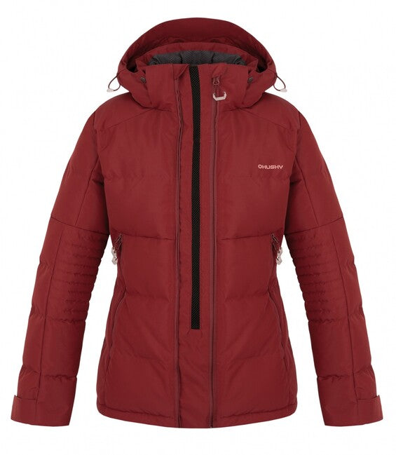 HUSKY Norel damen gefütterte winterjacke, bordeauxrot