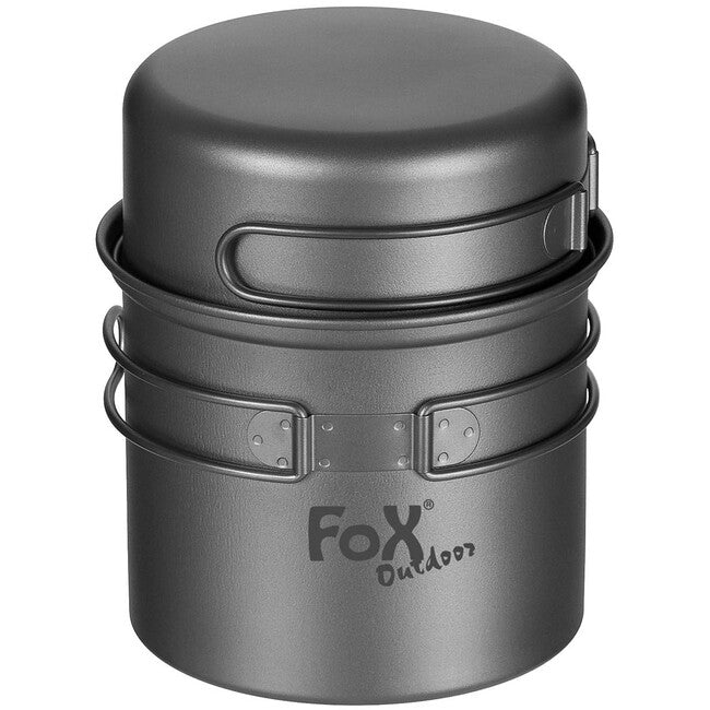 Fox Outdoor Σετ Επιτραπέζιου Σερβιρίσματος, Τιτάνιο