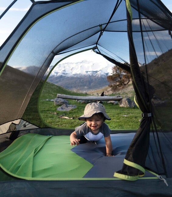 Klymit Double V Sheet Sleeping Pad Protective Cover, Green Grey