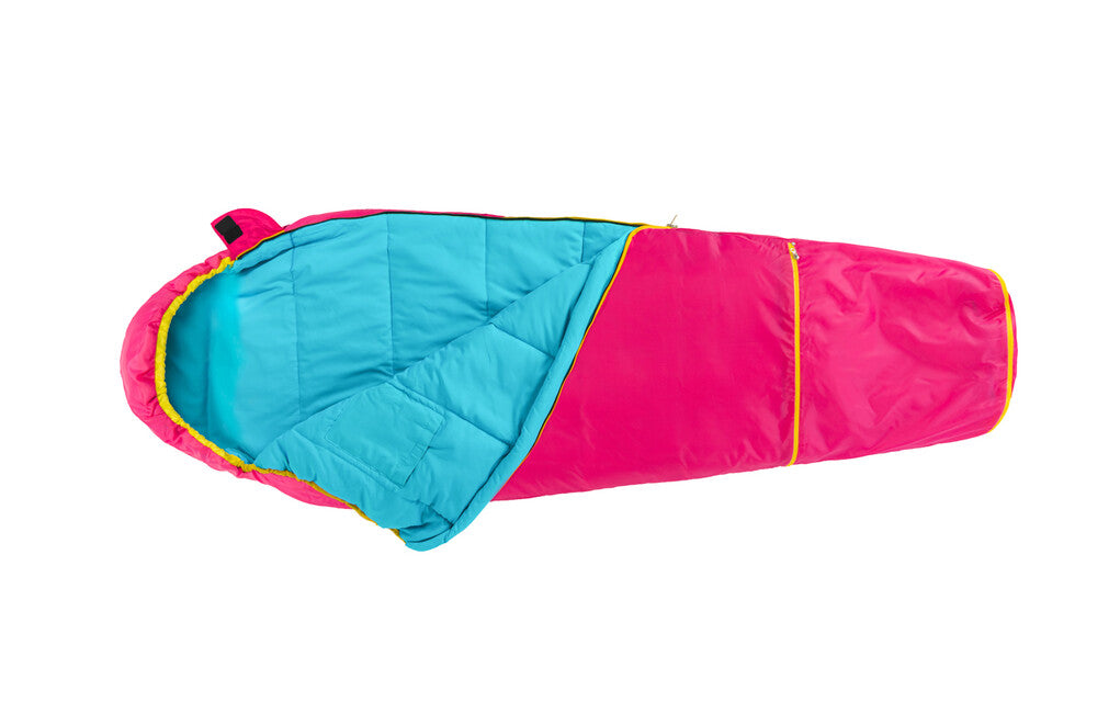 Grüezi-Sack Bunter Grüezi Kids Schlafsack rosa