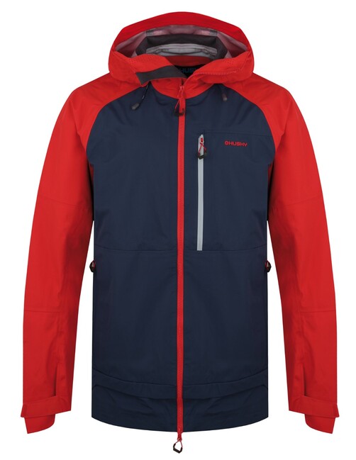 HUSKY Nanook M moška hardshell jakna, rdeča/temno modra