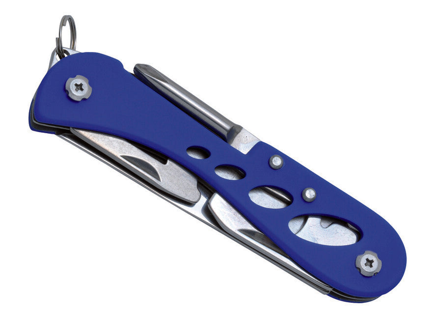 Baladeo ECO163 Schubkarren-Multifik­tionsmesser, 7 Funktionen, blau