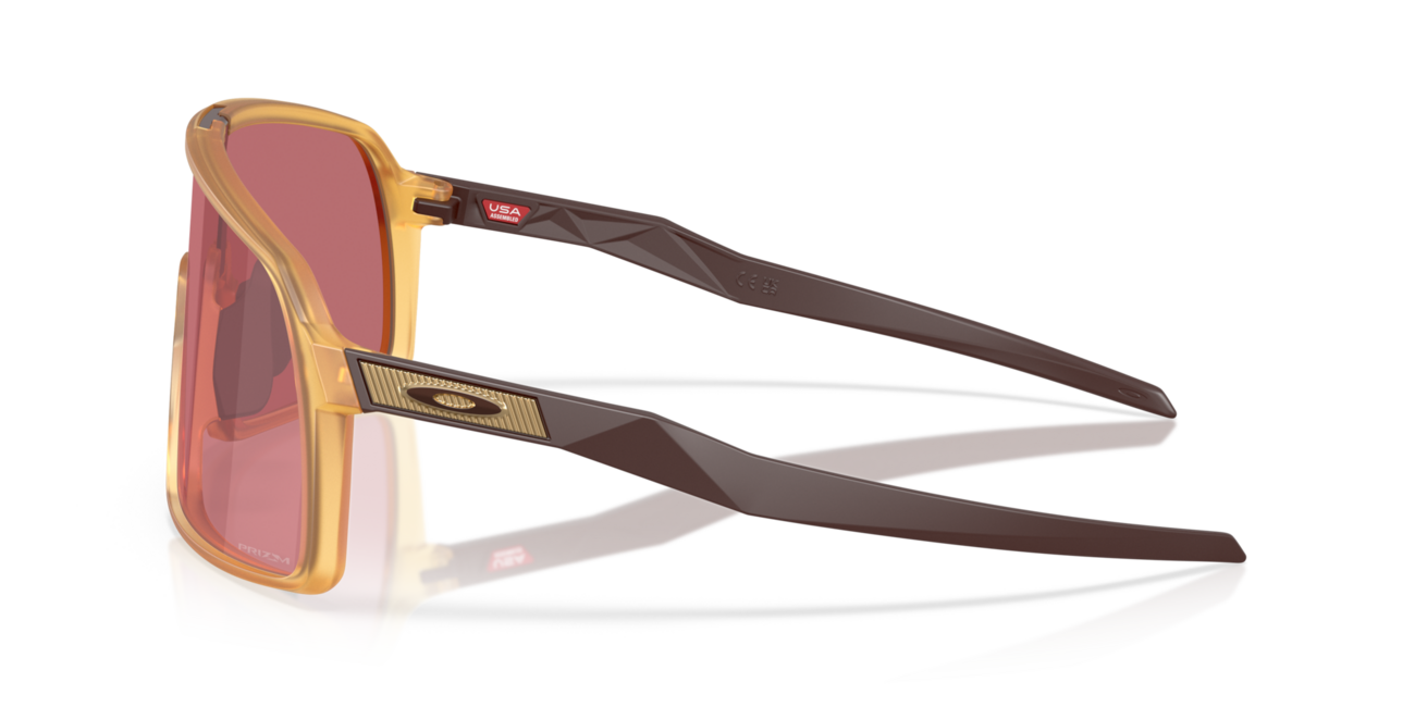 Oakley SUTRO Sunglasses, Matte Trans Light Curry Frame, Prizm Dark Golf Lenses
