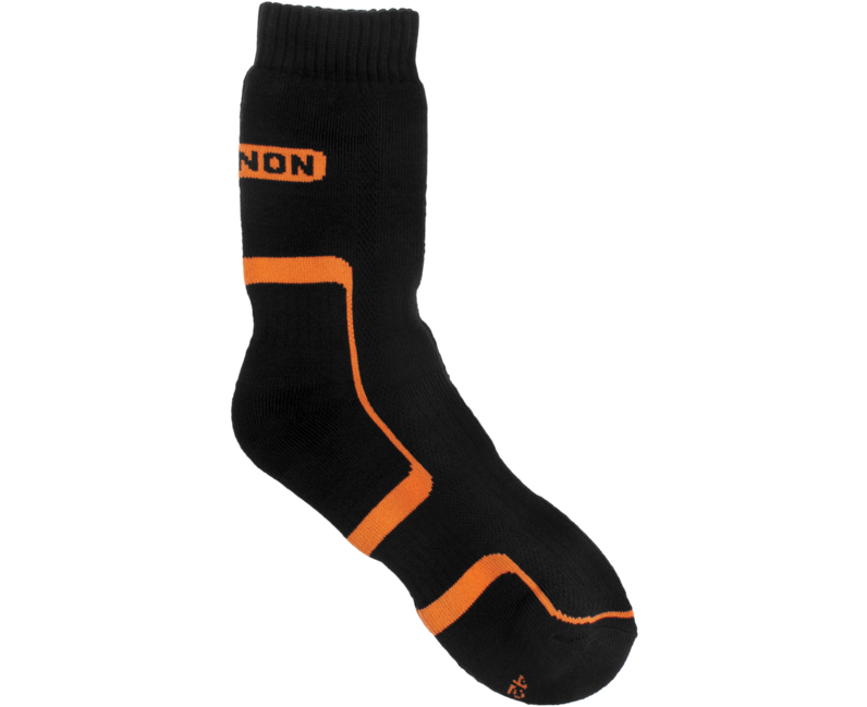 BENNON TREK SOCK κάλτσες τρεκινγκ, μαύρο/πορτοκαλί