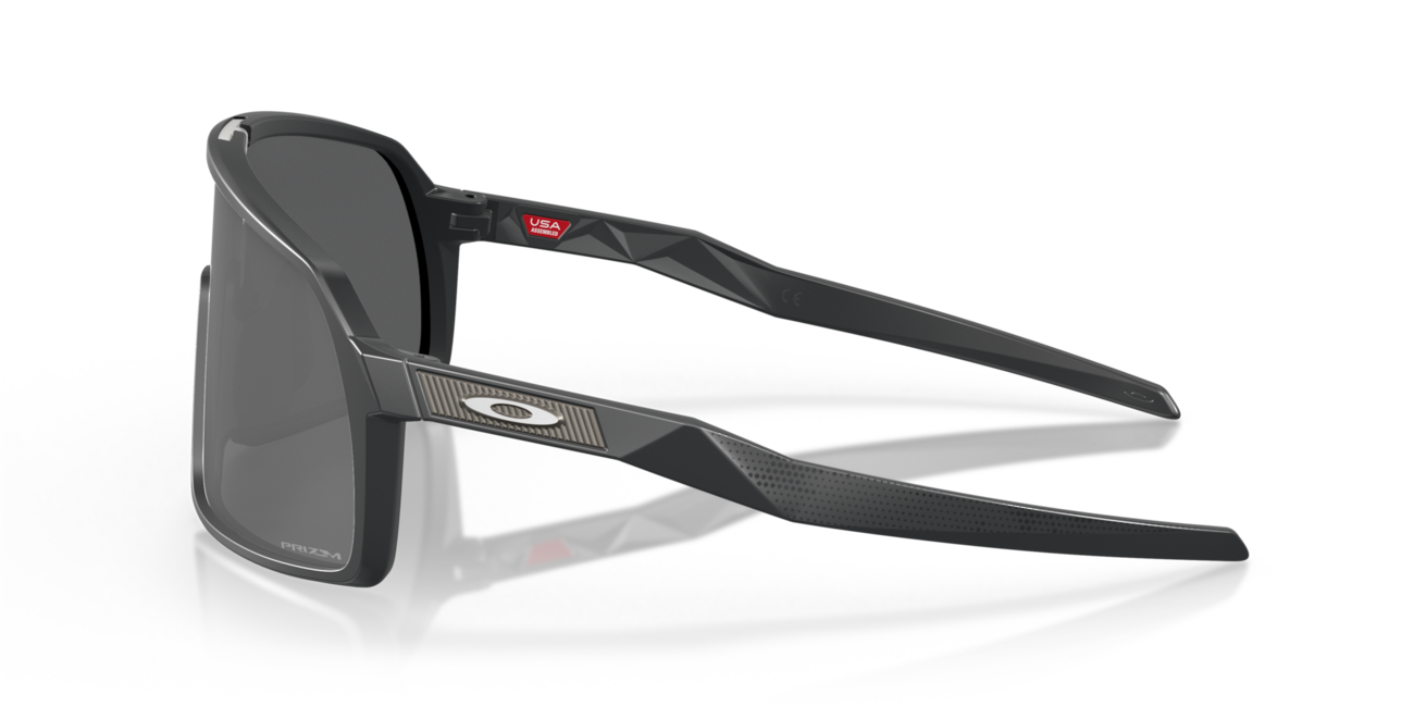 Oakley Sutro S Sunglasses, Hi Res Matte Carbon Frame, Prizm Black Lenses