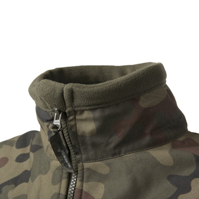 Helikon-Tex Infantry Fleece Jacket, Black Woodland, 330g/m2