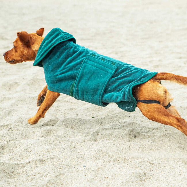 Mountain Paws Dog Robes Large, Green