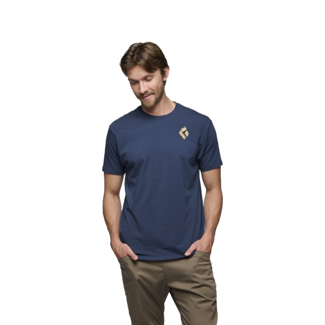 Black Diamond Men's Mono Pocket T-Shirt, Indigo