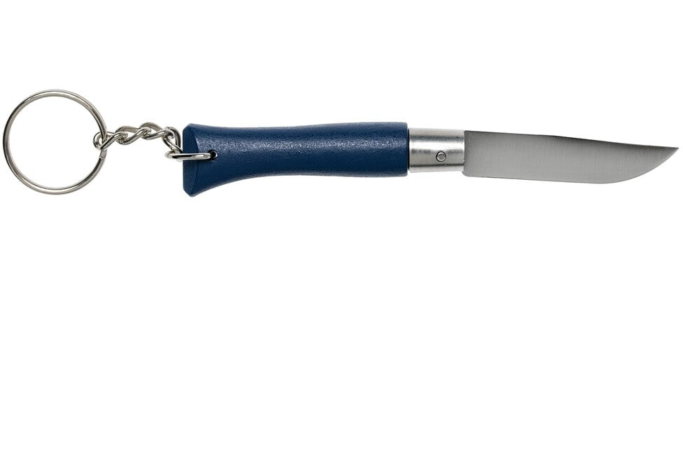 Opinel VRI N°04 Folding Keychain Knife, Navy Blue