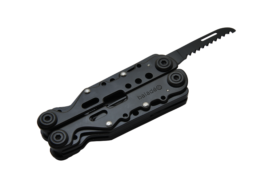 Baladeo TEM019 Tech Multitool, Size L, 12 Functions